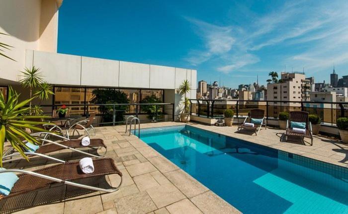Jardins Transamerica By Mob Inn - Piscina - Academia - Ac - Wifi - Vaga São Paulo Buitenkant foto